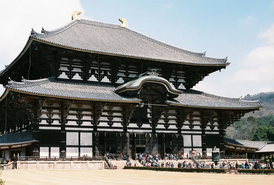 The Great Buddha Hall of Todai-ji in Nara
